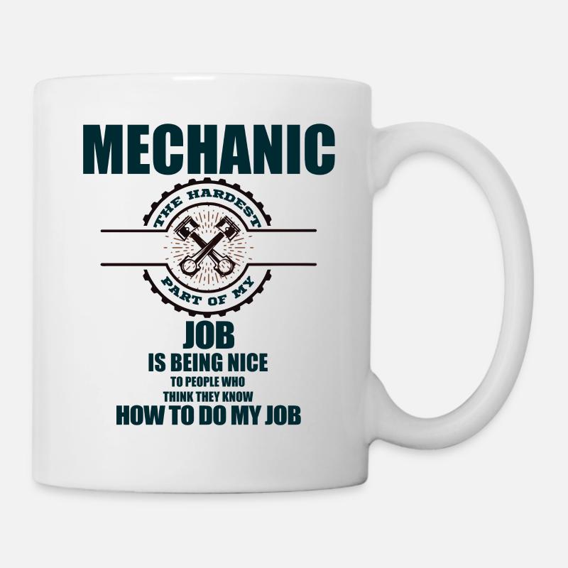 Mechaniker! - Tasse - Weiß