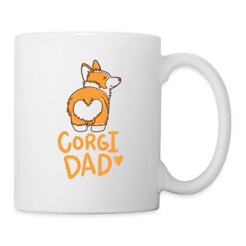 Corgi chien anniversaire cadeau idée chien race mignonne - Mug blanc - blanc - Droite