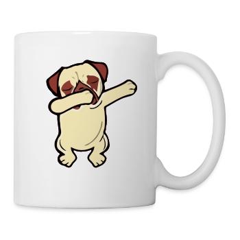 Dab Dabbing Pug - Mug - white - Right