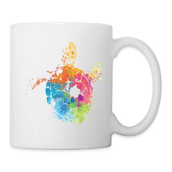 Turtle waistband artwork - Mug - white - Right