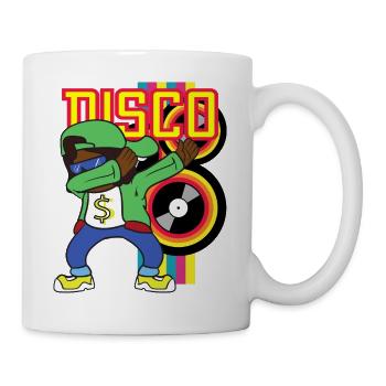 Dabbing Dab Rappeur Soirée Disco Hip Hop Hip Hop - Mug blanc - blanc - Droite