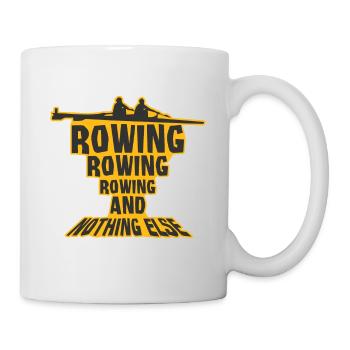 Rudern - Tasse - Weiß - Rechts