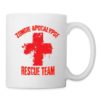 Zombie apocalypse rescue team - Mug - white - Right