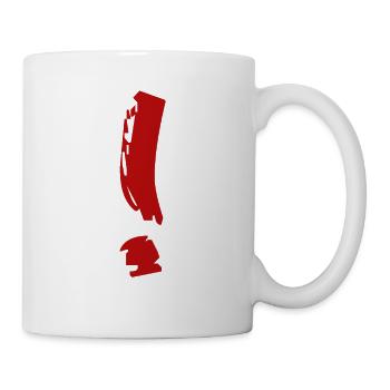 Exclamation point 6 - Mug - white - Right