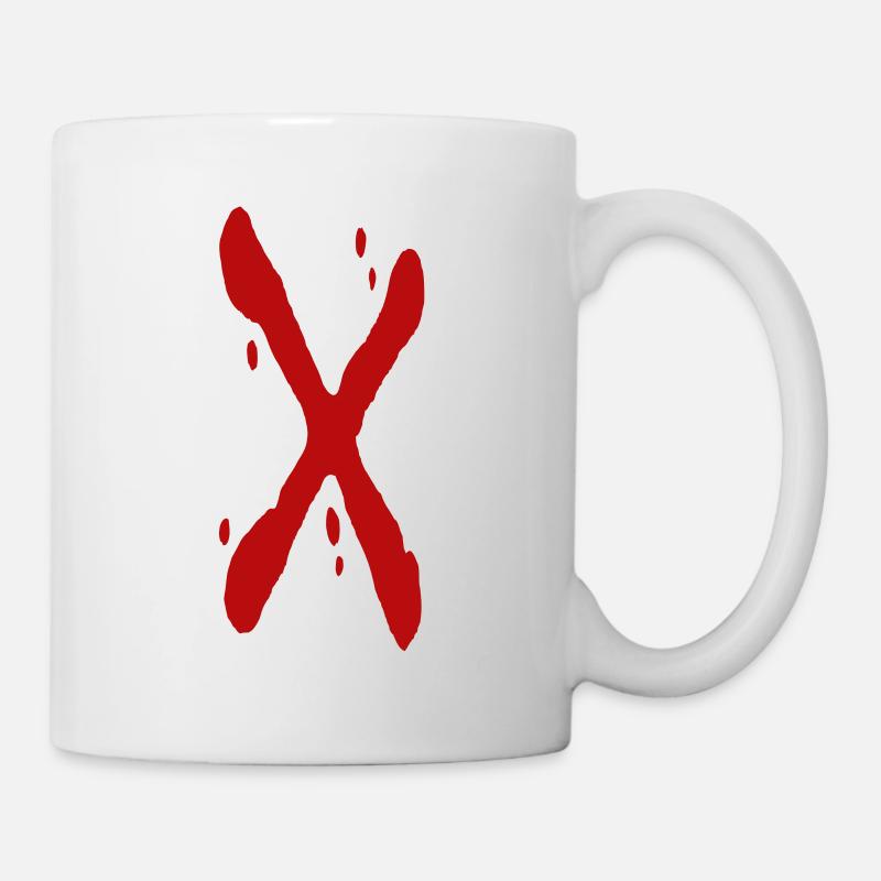 Kreuz 3 - Tasse - Weiß