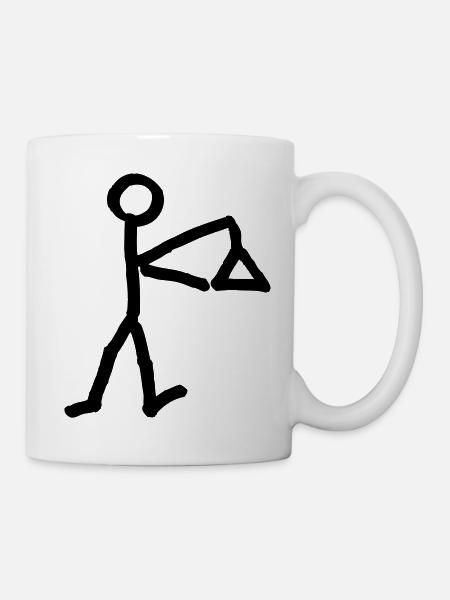 Musikant mit Triangel - Tasse - Weiß