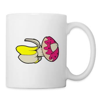 Nourriture porno - Mug blanc - blanc - Droite