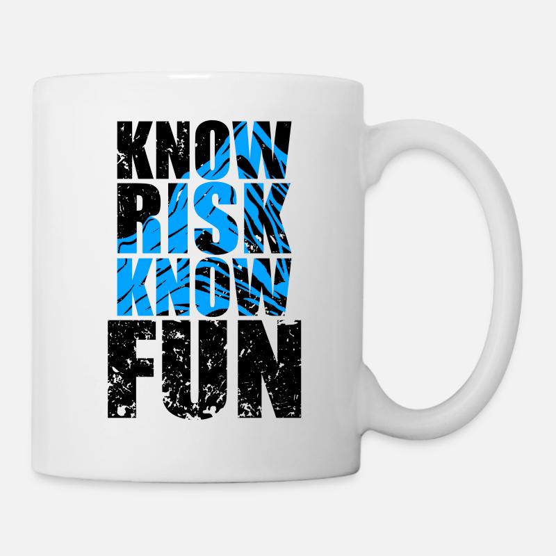 Know Risk know fun motto - Mug - white