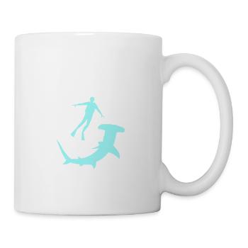 Diver Shirt • Water Sport • Aquaholic Gift - Mug - white - Right