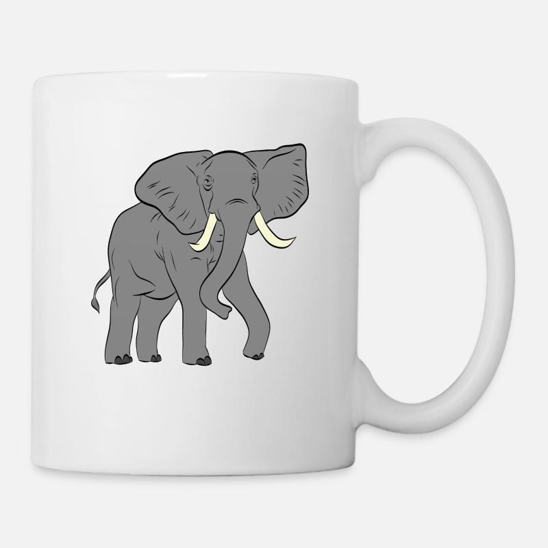 Elephant - Elephant - Mug - white