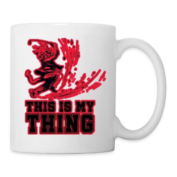 C'est mon truc - Mug blanc - blanc - Droite