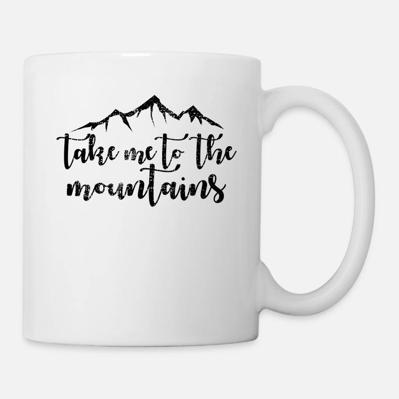 Berge - Tasse - Weiß