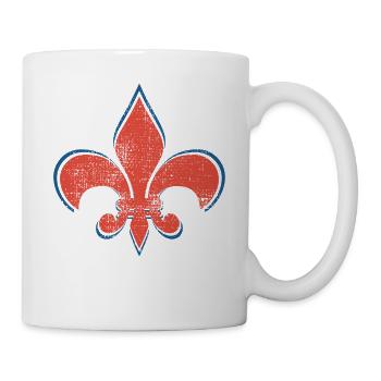 FLEUR DE LIS SHIRT - Mug - white - Right