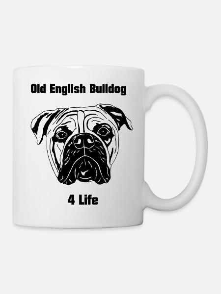 Old English Bulldog 4 Life - Mug - white