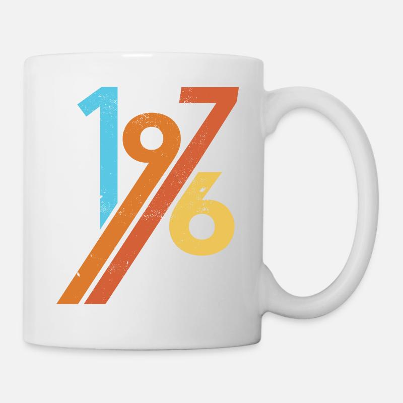 1976 Vintage - Tasse - Weiß