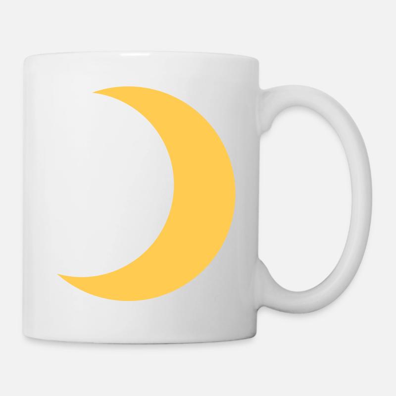Mond - Tasse - Weiß