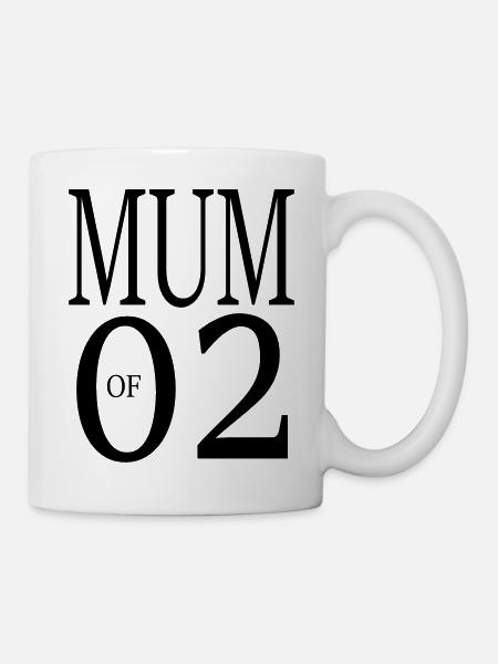 Maman de 2 - Mug blanc - blanc