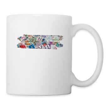 Cute Stamp Collectors Gift - Tasse - Weiß - Rechts