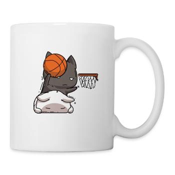 Basket-ball de chat - Mug blanc - blanc - Droite