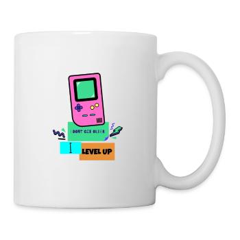 I do not get older - I Level UP! Gamer gift - Mug - white - Right