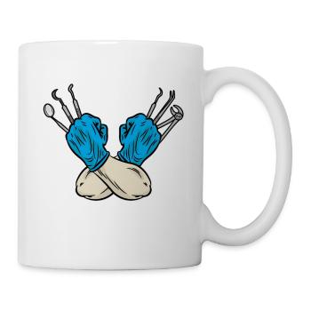 dentiste - Mug blanc - blanc - Droite