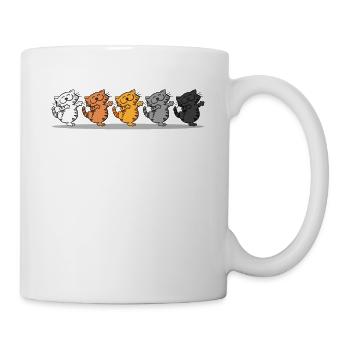Line Dancing Cat - Mug - white - Right