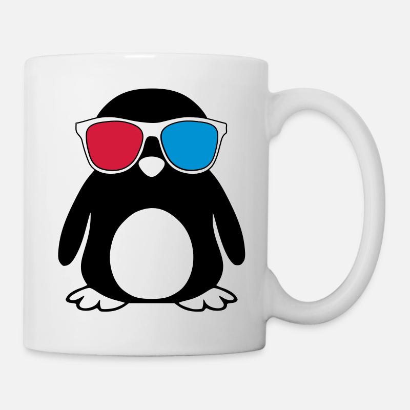 Swaggy Penguin - Mug blanc - blanc