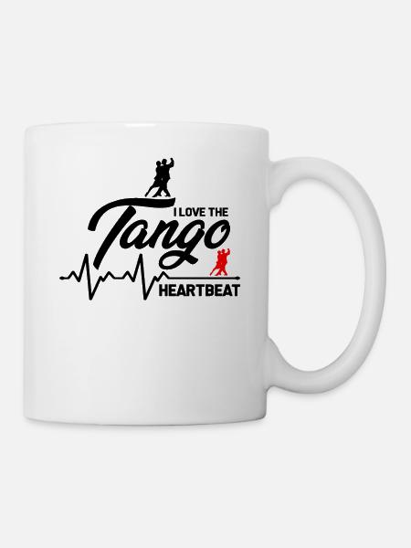 Tango Standard Danse Danse Danse Cadeau - Mug blanc - blanc