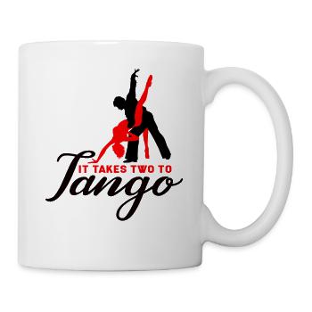 Tango Tänzer - Tasse - Weiß - Rechts