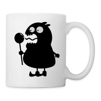 Monstre - Mug blanc - blanc - Droite