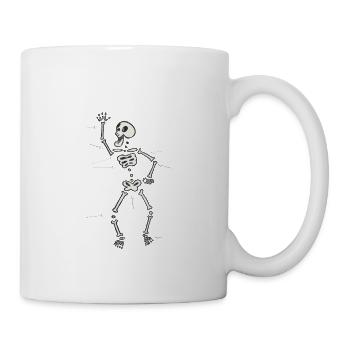 Anatomie bjj brasilianische Jiu Jitsu Kampfkünste - Tasse - Weiß - Rechts
