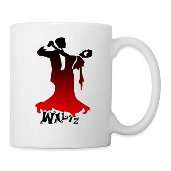 Wiener Walzer tanzen - Tasse - Weiß - Rechts