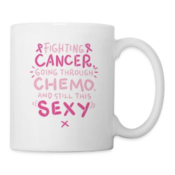 Cancer Fight Fuck Cancer Gift - Mug - white - Right