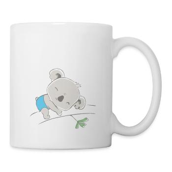 Koala T Shirt To Do List nothing - Tasse - Weiß - Rechts