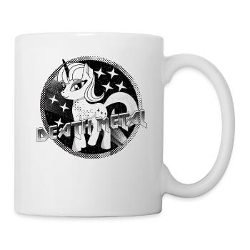 Death Metal Unicorn Shirt Festival Musique - Mug blanc - blanc - Droite