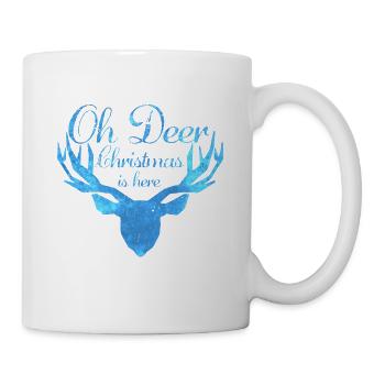 Christmas reindeer pun Xmas funny sayings - Mug - white - Right