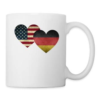 German American love - Mug - white - Right
