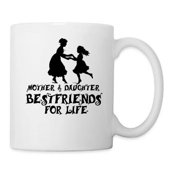 Mutter Tochter - Tasse - Weiß - Rechts
