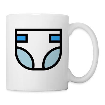 Idée de cadeau Super Cute Diaper - Mug blanc - blanc - Droite