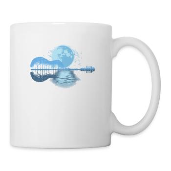 Guitar Electric Guitar Music Amplifier Strings Gift - Mug - white - Right