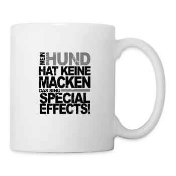 Gsechenk familie hunde Geburtstag Tier Hundemama - Tasse - Weiß - Rechts