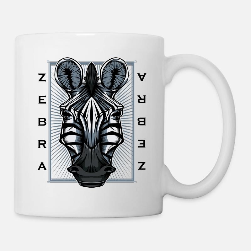 Zebras - Tasse - Weiß