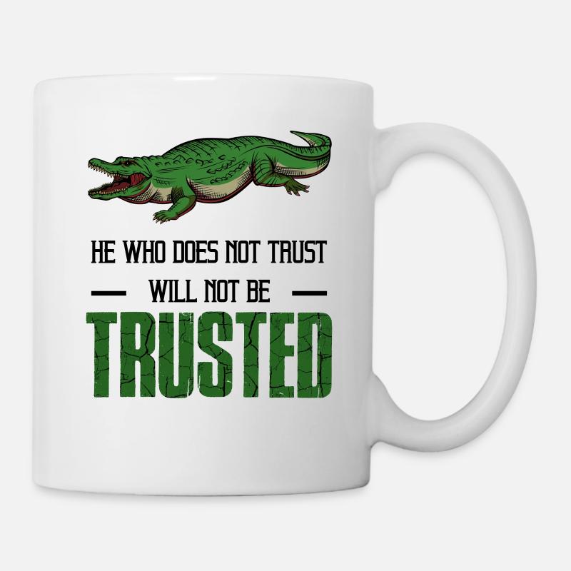 crocodile - Mug blanc - blanc