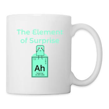 Element Surprise Ah Surprise disant icône - Mug blanc - blanc - Droite