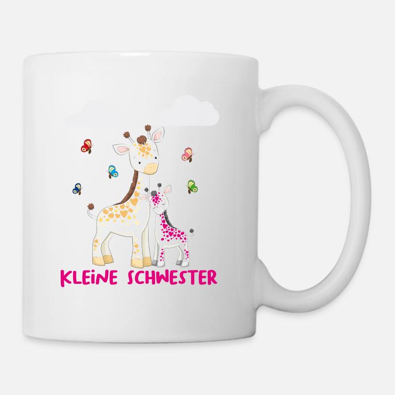 Kleine Schwester Baby Nachwuchs Süß Geschenkidee - Tasse - Weiß