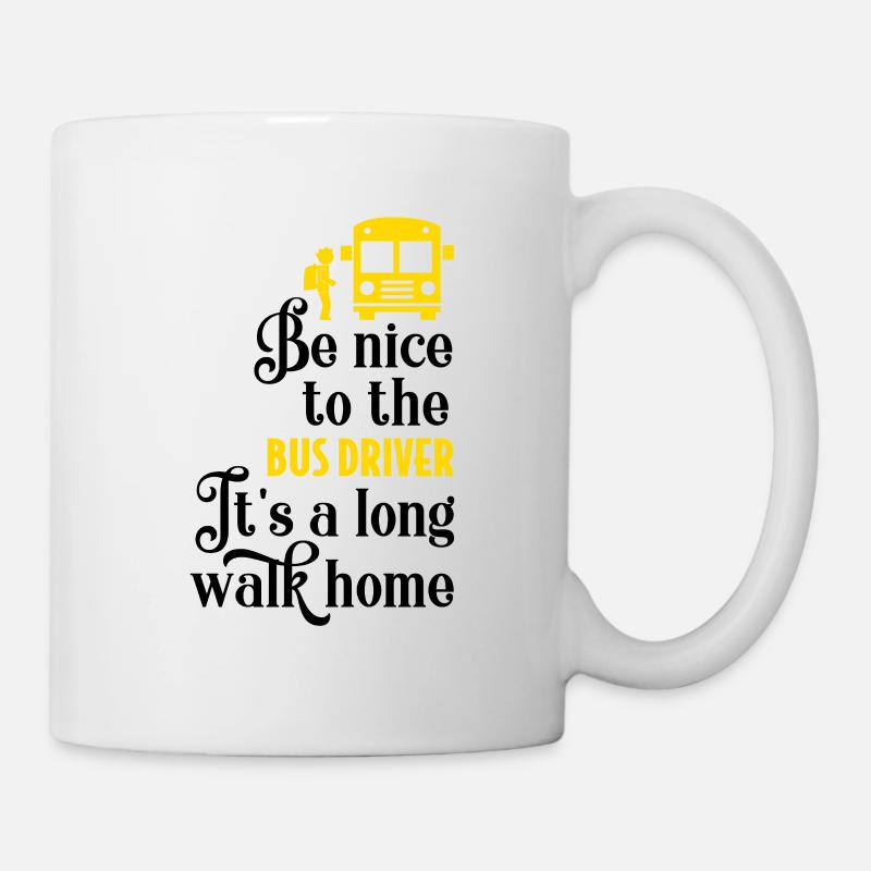 Busfahrer Geschenk - Tasse - Weiß