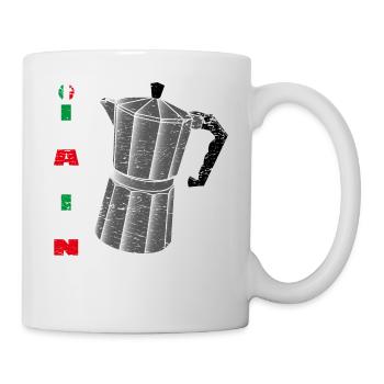 Italian motivation - Tasse - Weiß - Rechts