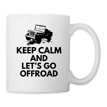 4wd Offroad Jeep - Tasse - Weiß - Rechts