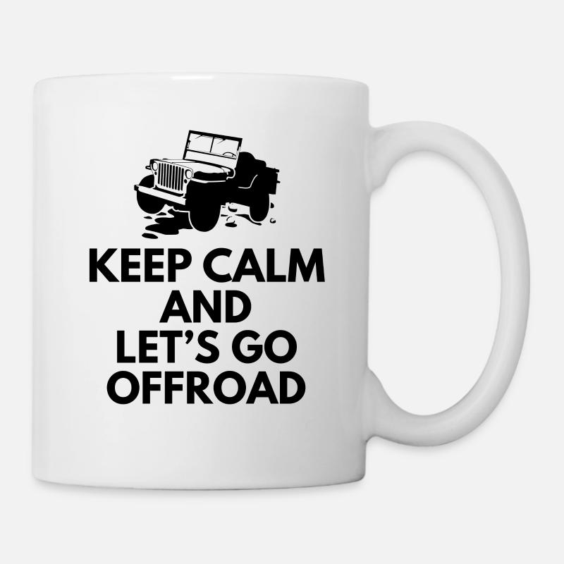 4x4 hors route - Mug blanc - blanc