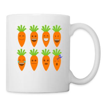 Carrot Emojis - Mug - white - Right